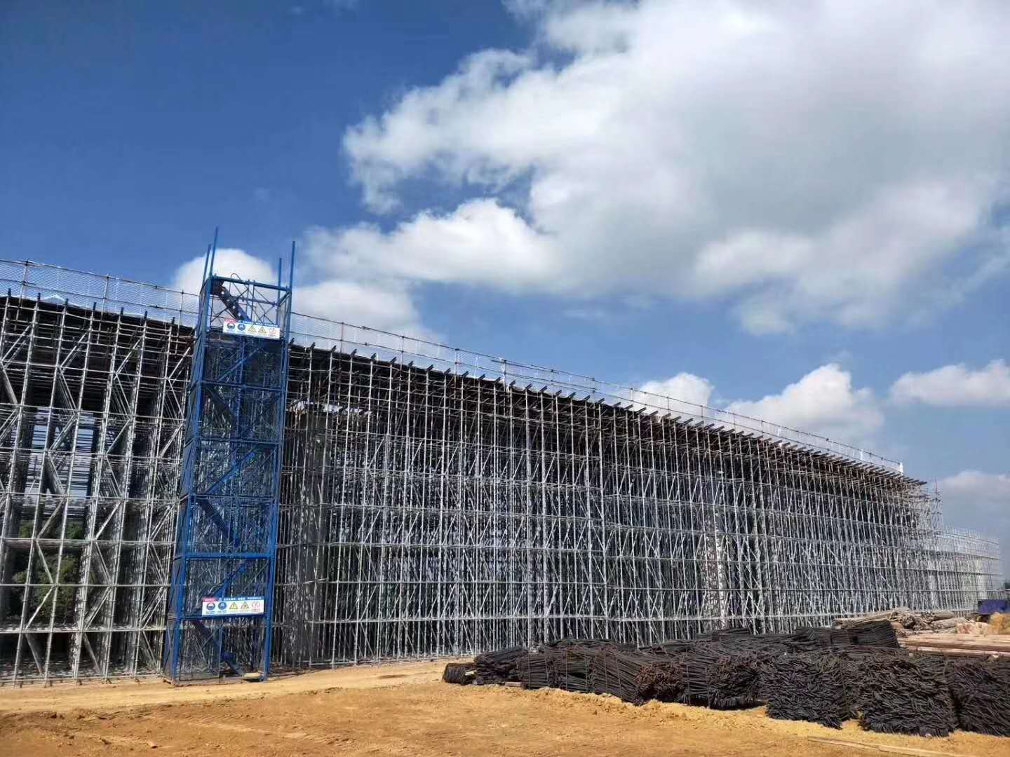 盤(pán)扣腳手架搭建周期短，經(jīng)濟(jì)效益好！