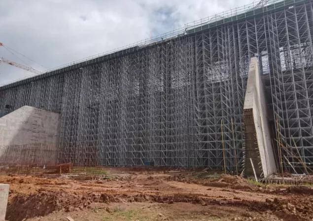 盤扣式腳手架一個工人一天能搭多少米?(圖1)